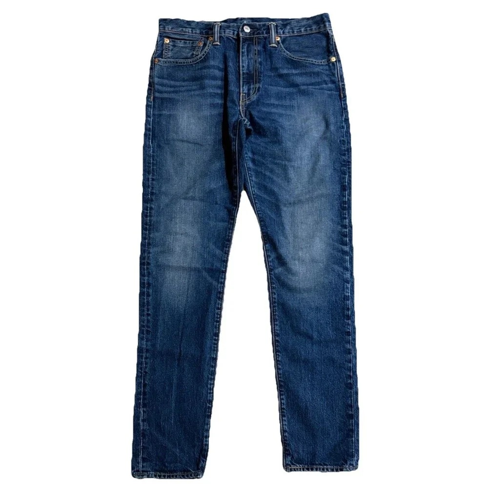 Levi’s 512 Mens 32x32 Slim Taper Jeans Blue Denim Stretch Red Tab 5 Pocket Pants